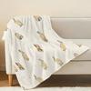 Flannel Fleece Blanket, Rabbit Series – Ultra Soft, Warm Single Blanket for Bedroom, Home Decor, Christmas & Halloween