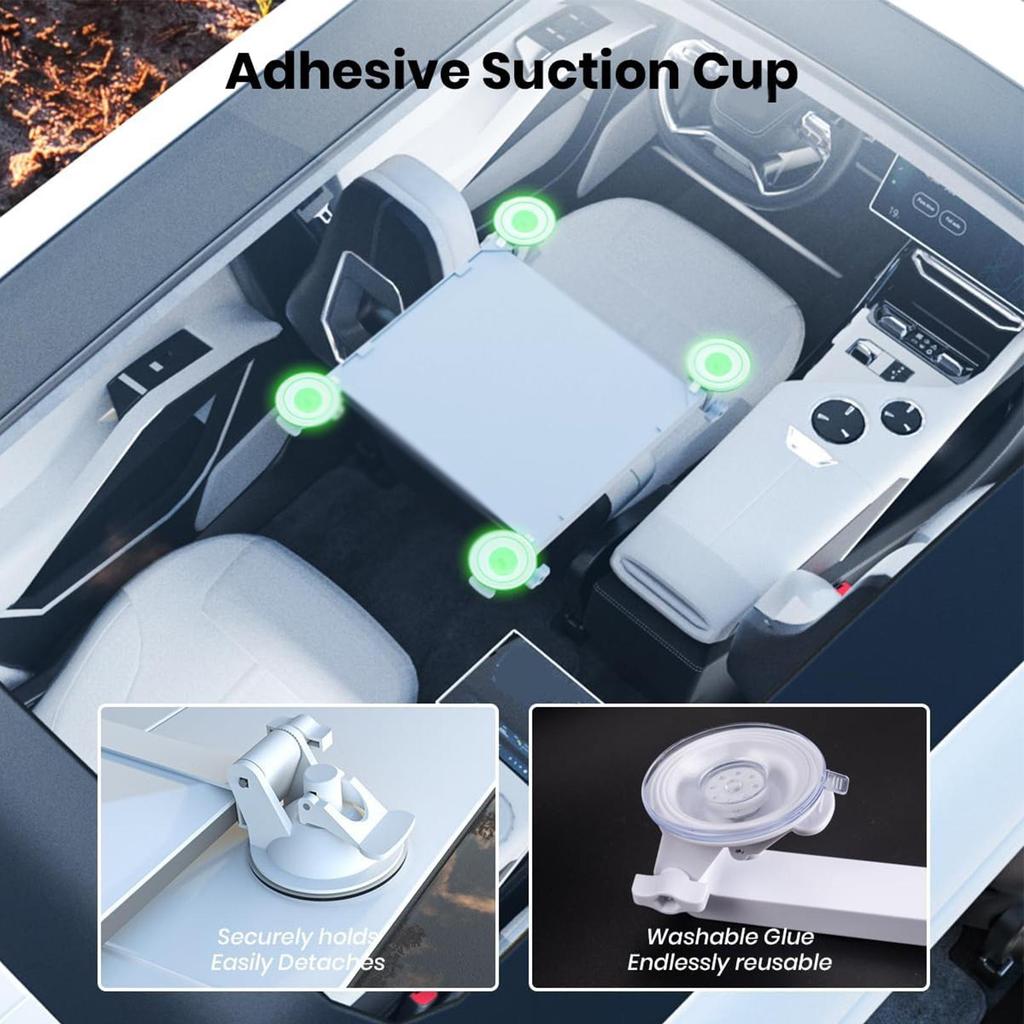 For for starlink mini Windshield Mount 360-Degree Adjustable Suction Cup Cradle Automobile Glass Mount for Laptop Phone Truck RV