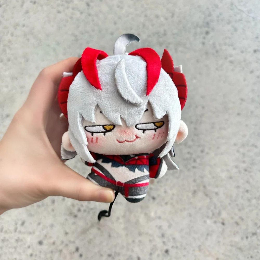 New 10Cm Ultra Adorable Role Play Arknights Cartoon Gaming Character Wisadel Cuddly Dolls Cartoonish Pouch Hanging Tag Charm Ornament Stuffed Doll