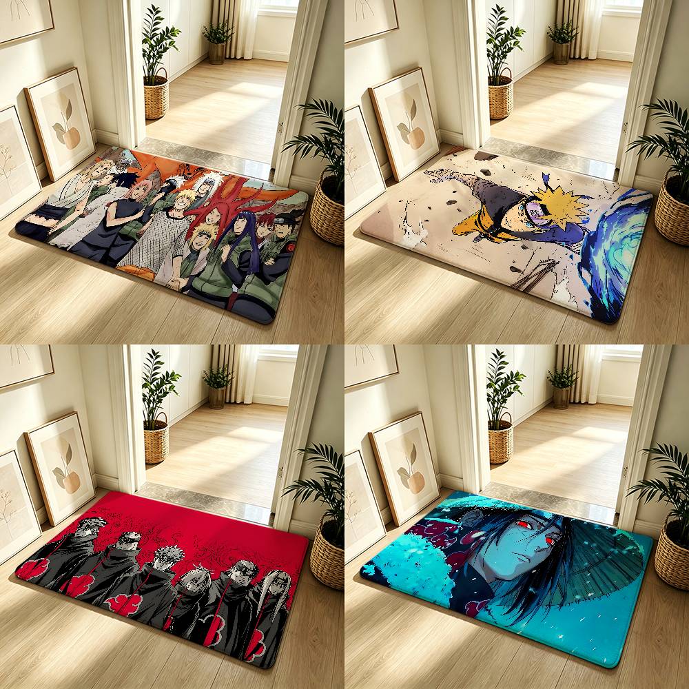 Anme Cool-N-naruto-S Carpet Bathroom Anti-slip Mat Door Mat Home Decoration Mat Entrance Door Mat Scratch-resistant Door Mat