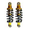 2 Pièces Amortisseurs Arrière Haute Performance 125mm Pour Vélo Électrique Trottinette, Amortisseurs Arrière à Ressort E Bike Universels
