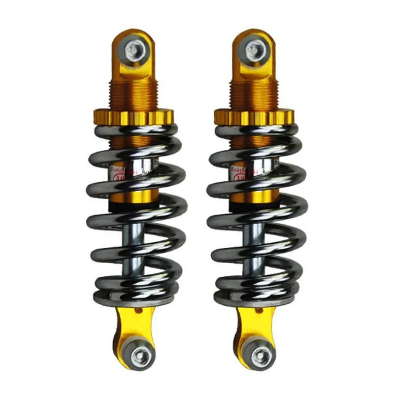 2 Pièces Amortisseurs Arrière Haute Performance 125mm Pour Vélo Électrique Trottinette, Amortisseurs Arrière à Ressort E Bike Universels