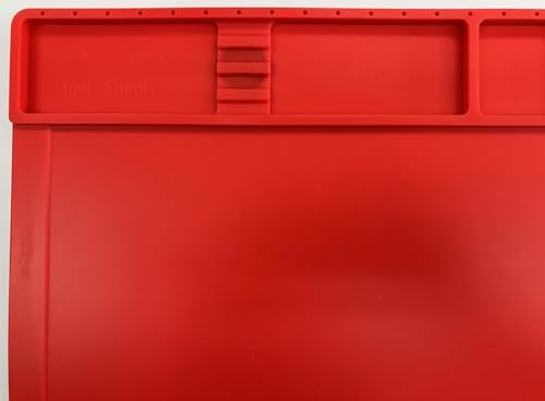 Doyusha Amazing! Red Silicone Mat for Hobbies, Medium, Hobby Tools