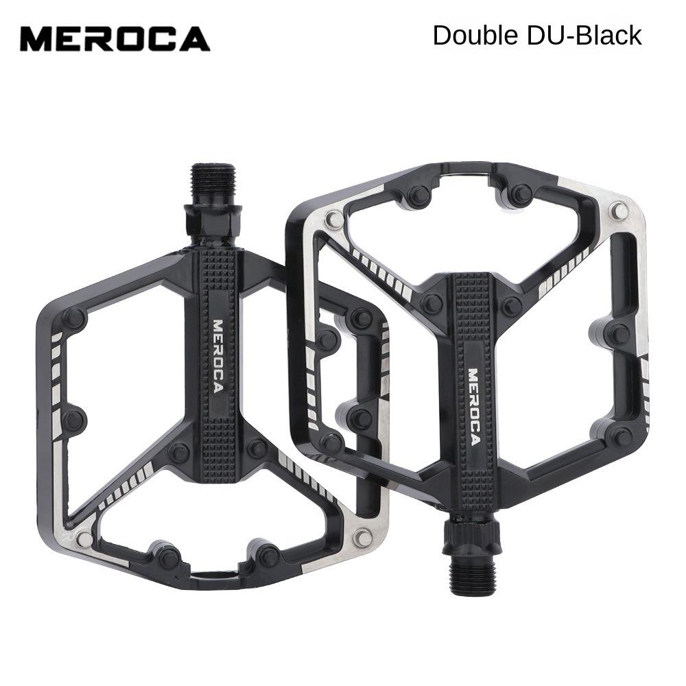 Прочные велосипедные педали MEROCA Ультралегкие Нескользящие Велосипедные педали Алюминиевый сплав Герметичный подшипник DU Велосипедные аксессуары