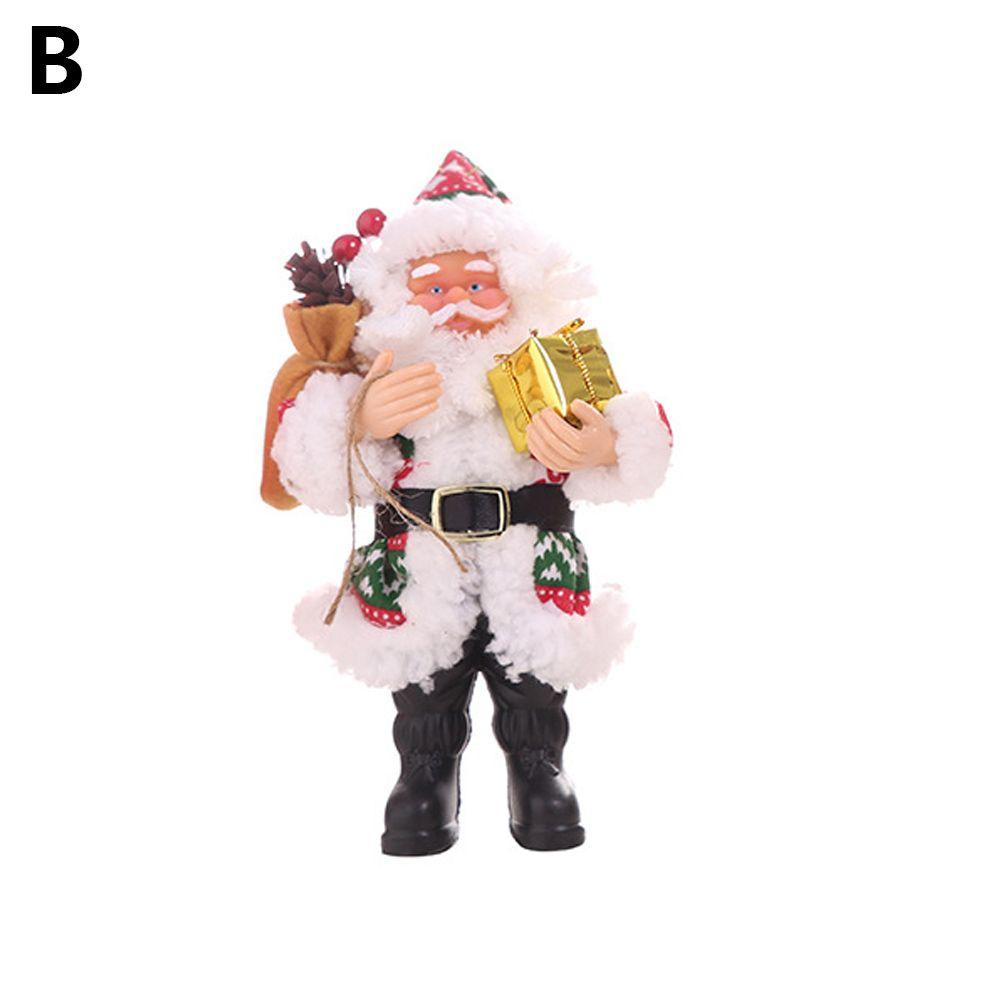 Decoration Xmas Gift Plush Toy Street Hanging Pendant Christmas Tree Ornaments Santa Claus Doll