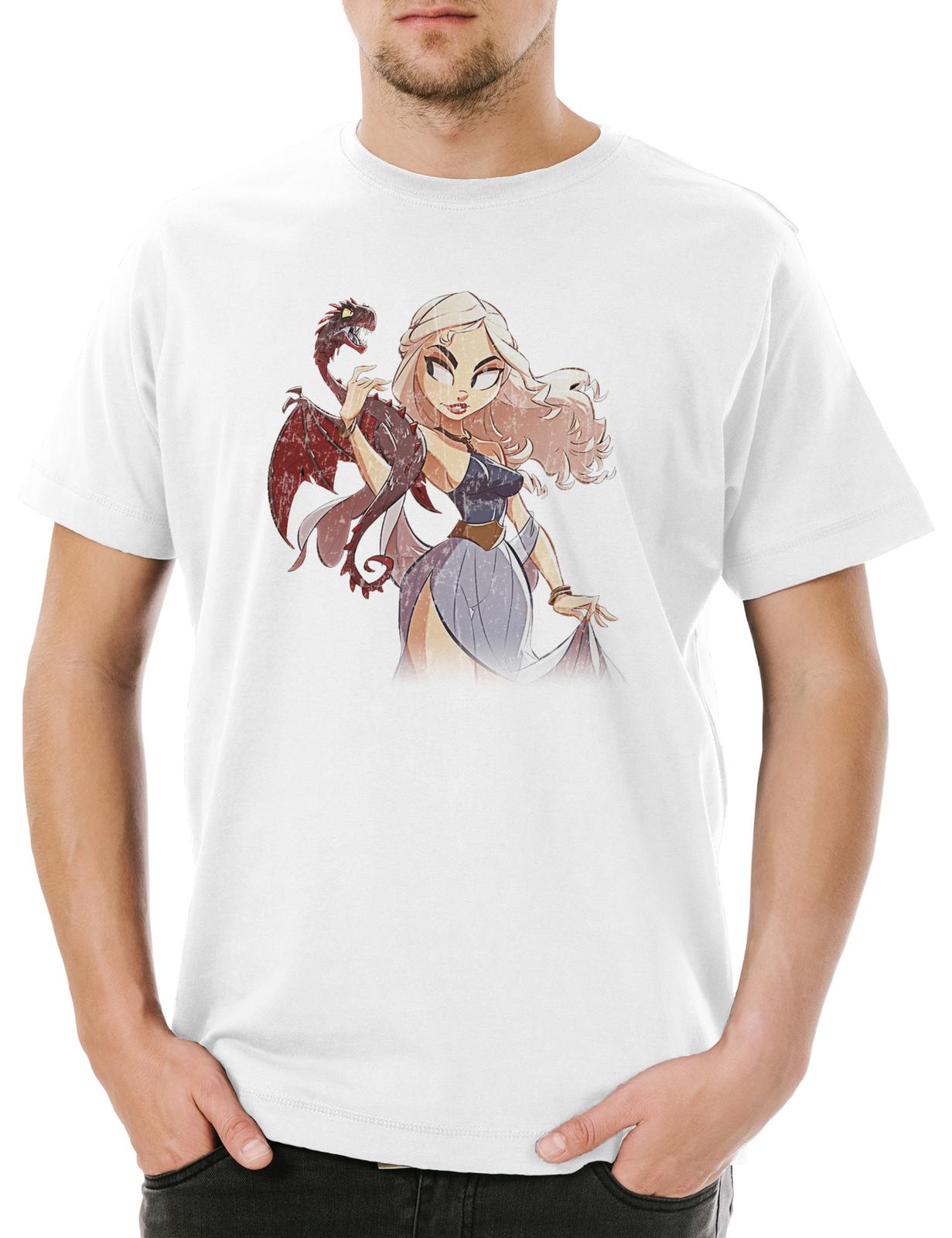 Dragon Comic Girl Herren T-Shirt Game Of Symbol Thrones Winter Coming Anime S