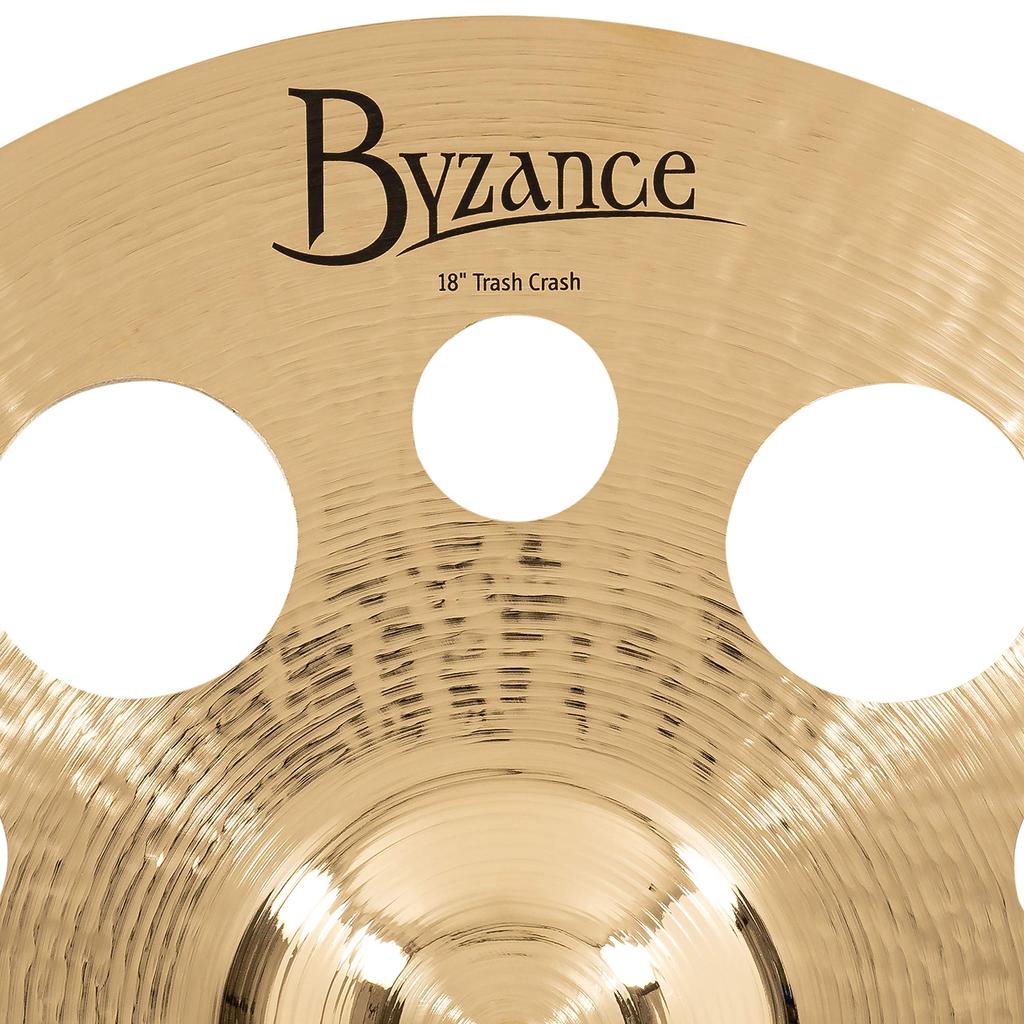 MEINL Cymbals Byzance Brilliant Series Trash Crash Cymbal 18" B18TRC-B