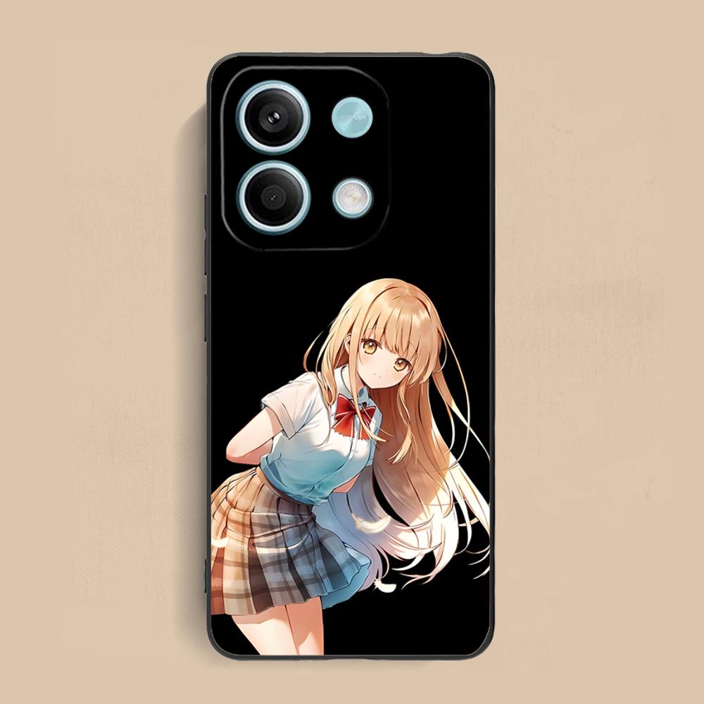 Angel Mahiru Shina Phone Case for Xiaomi Redmi Note 14 13 12 11 S Pro Plus 4G 5G Soft TPU Shockproof Cover