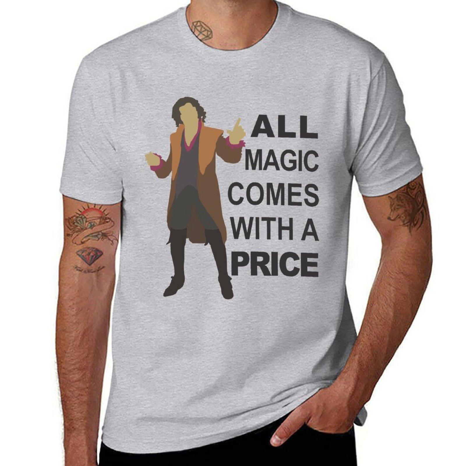 Rumple All Magic Black Text Tshirt customs oversized funnys mens graphic tshirts pack S