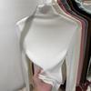 Maglione Dolcevita Lavorato a Maglia Slim-Fit da Donna - Primavera 2025 Top a Collo Alto a Maniche Lunghe Sovrapposto