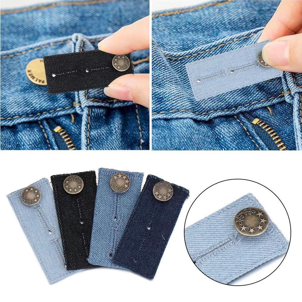 Flexible Waisband Extender Denim Clothe Button Extenders Simple Pants Extenders Buttons Pregnancy