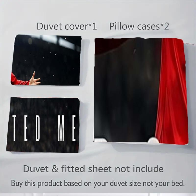 Custom 3pcs Wrong Bedding Sets For All Sizes New 166D Printed Bed Cover Comforter Duvet Cover Pillowcase Bedroom Decoration