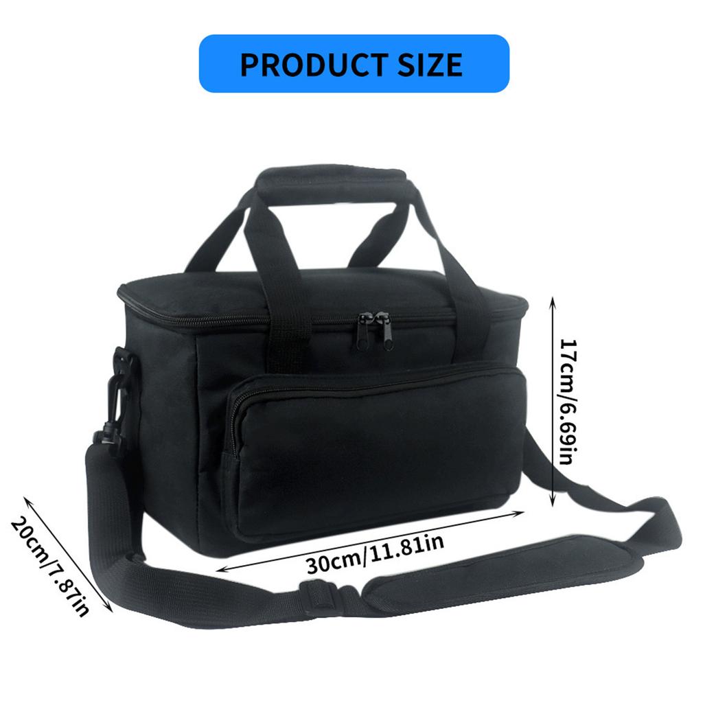 Power Station Storage Bag With Multiple Padded Compartments For Travel Generator Accessories Organizer