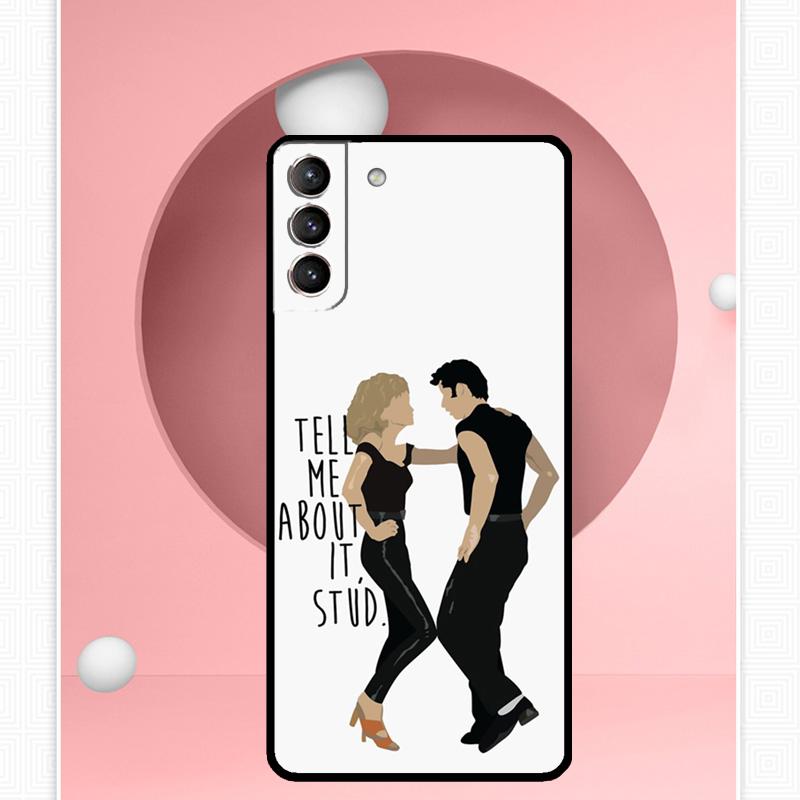 Pink Ladies Grease Filmhülle für Samsung Galaxy S24 Ultra S22 Plus S20 S21 FE S8 S9 S10 Note 10 20 S23 Ultra Hülle