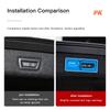 BBLB5 Car Trunk Tailgate Switch Cover Stainless Steel Sticker Auto Interior For BMW X1 X2 X3 X5 X4 X6 X7 G30 G20 G32 G11 G12 F40 F30