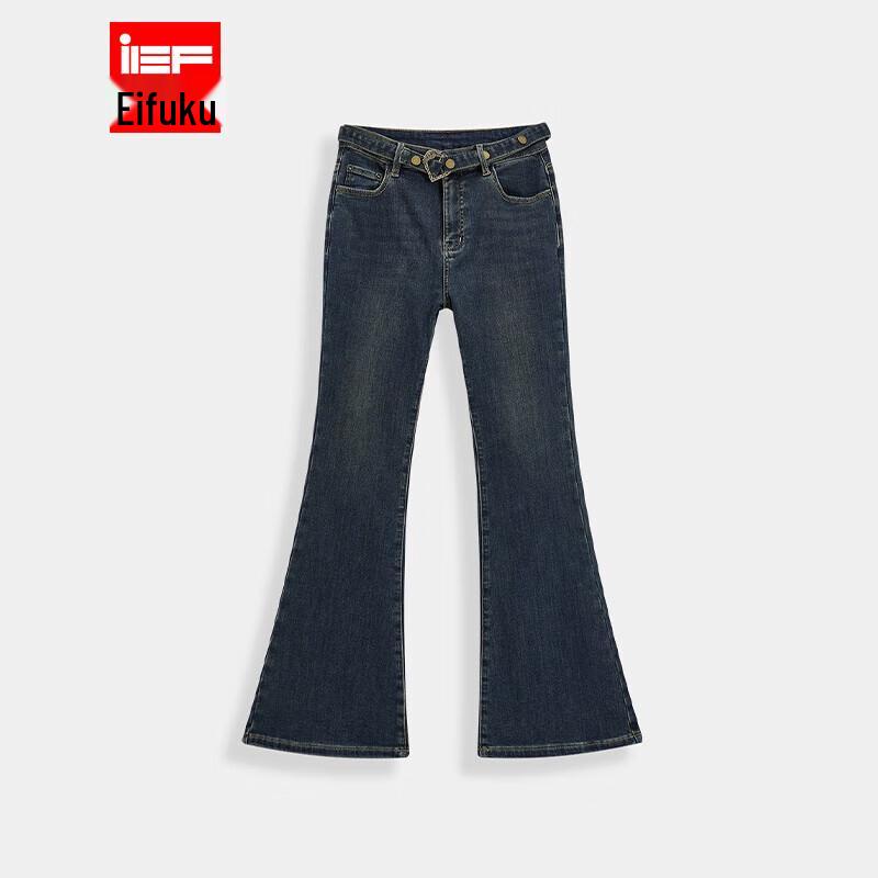 

IEF Women s Denim Flare Pants L