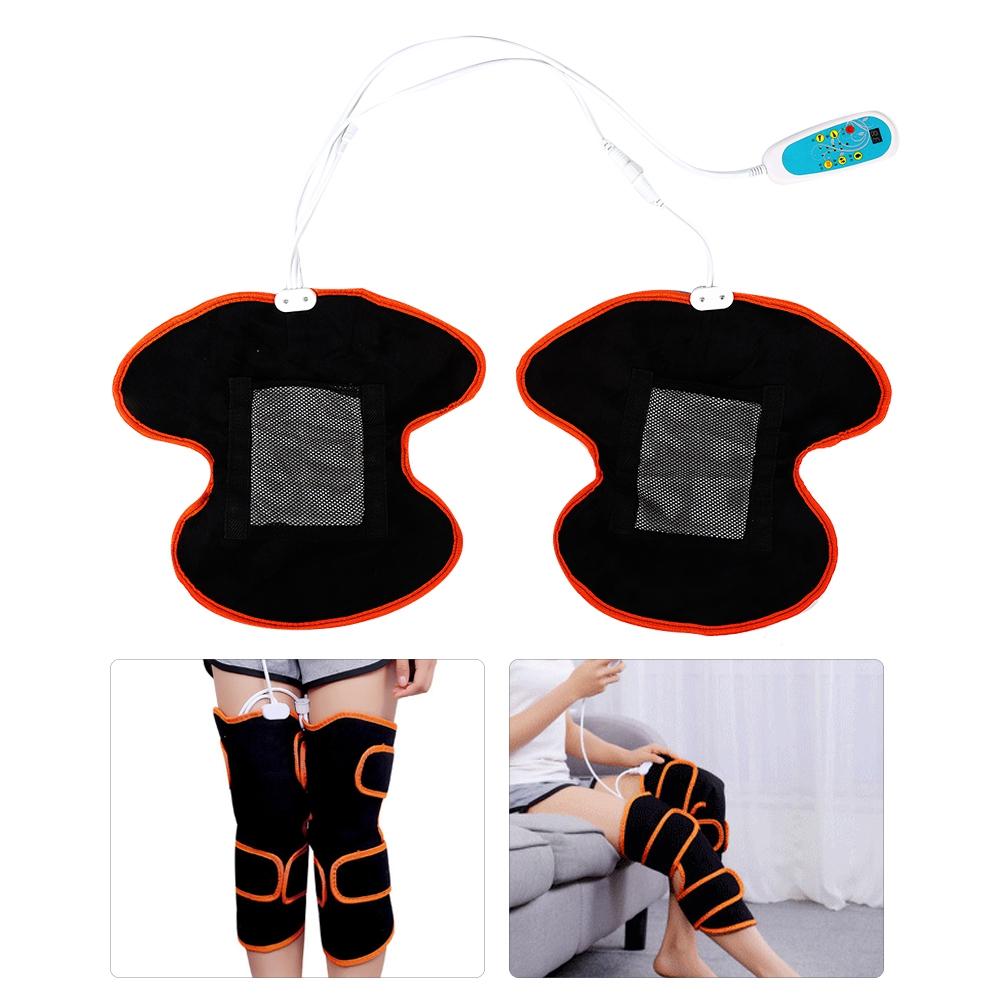 Electric Heated Arthritis Knee Pad Leg Massager Warm Heating Therapy Massager UK 220V