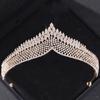 Gold Crystal Tiaras and Crowns Headband Rhinestone Prom Diadem Crown Bridal Wedding Hair Accessories Jewelry Crown Tiara Gift
