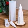 Faceless Santa Claus Silicone Candle Mold DIY Christmas Ornament Crafts Making Aromath Soap Plaster Resin Clay Molds Home Decor
