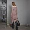 unifree Sexy Off-Shoulder Asymmetrical Hem Dress