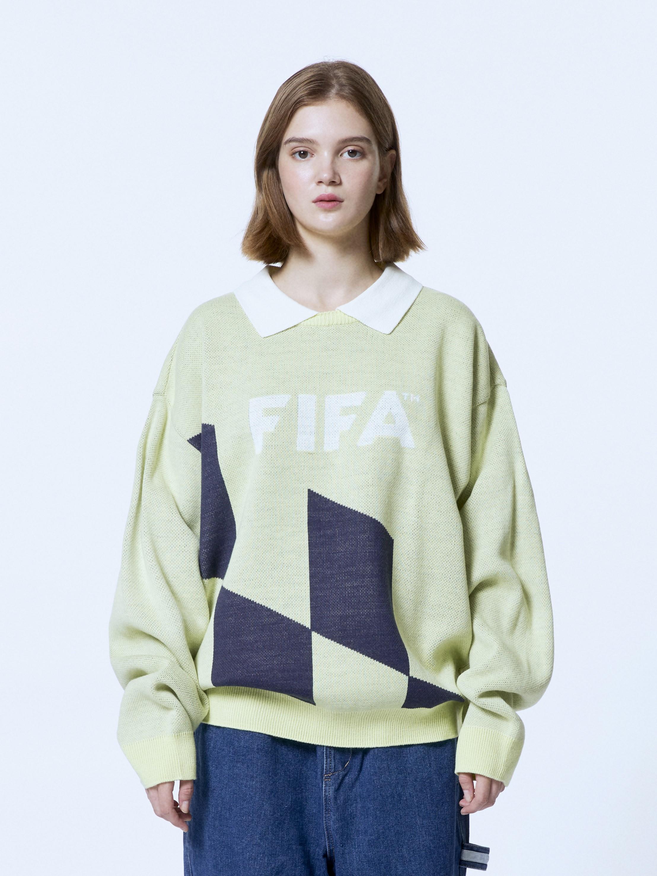 Pifa 1904 Replica Collared Sweatshirt Lime (Ff23Mc02U_700) Lime/100