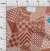 oneOone Cotton Flex Dark Peach Fabric Block Sewing Craft Projects Fabric Prints By Yard 40 Inch