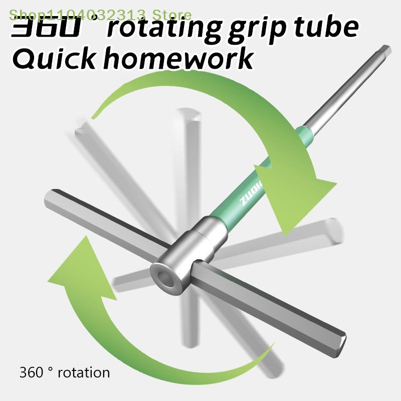 T/L 2/2.5/3/4/5/6/8/10mm Torx Screwdriver Type Allen Hex Wrench Chrome T-shaped Hand Tool Extended T-Socket Bicycle repair tool