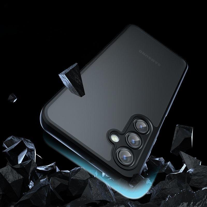 Suitable for Samsung A55 A16 Mobile Phone Case Skin Matte S25ultra Essence Hole Full Inclusive Airbag Anti Fall Protection Case