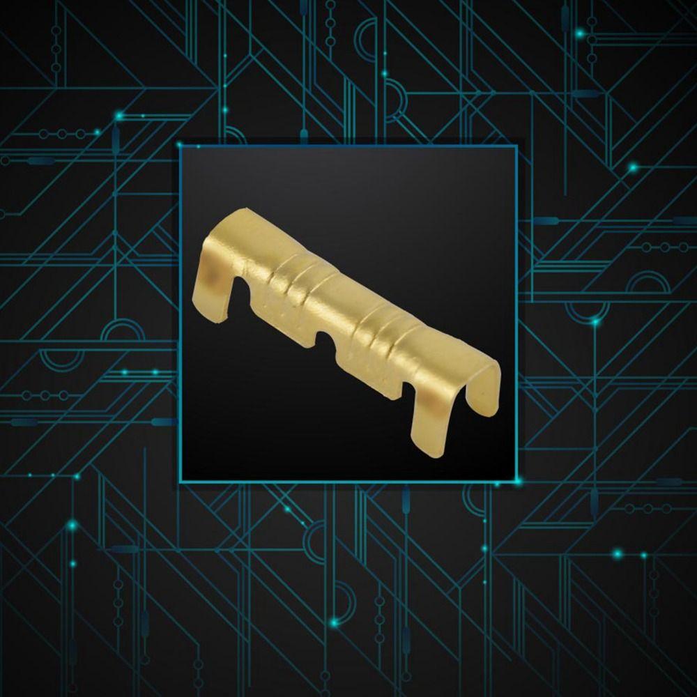 100 PCS Non-Insulated Crimp Terminals Brass Wire Connector U-Shaped Terminal  Electricity