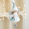 Cute Angel Girl Doll Ornaments Fabric Animal Pendants Christmas Gift Doll Decorations Christmas Tree Hanging Ornaments
