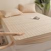 3D Air Fabric Thick Mattress Cover Solid Color Quilted Mattress Protector Soft and Breathable Fitted Bed Sheet ( No Pillowcas )