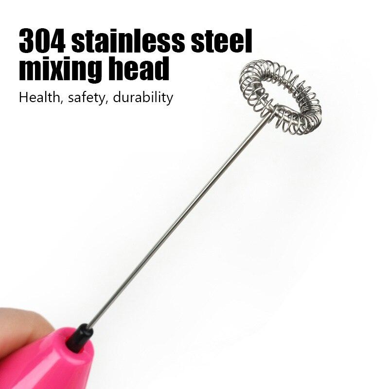 Elektrischer Milchaufschäumer Handheld Eierschläger Aufschäumer Kaffeemaschine Elektrischer Mixer Mini Tragbarer Mixer Küchenwerkzeuge