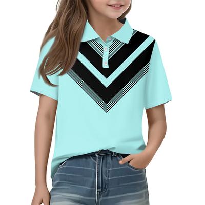 Children's Daily Casual Short-sleeved  Tops T-shirts  Shirts