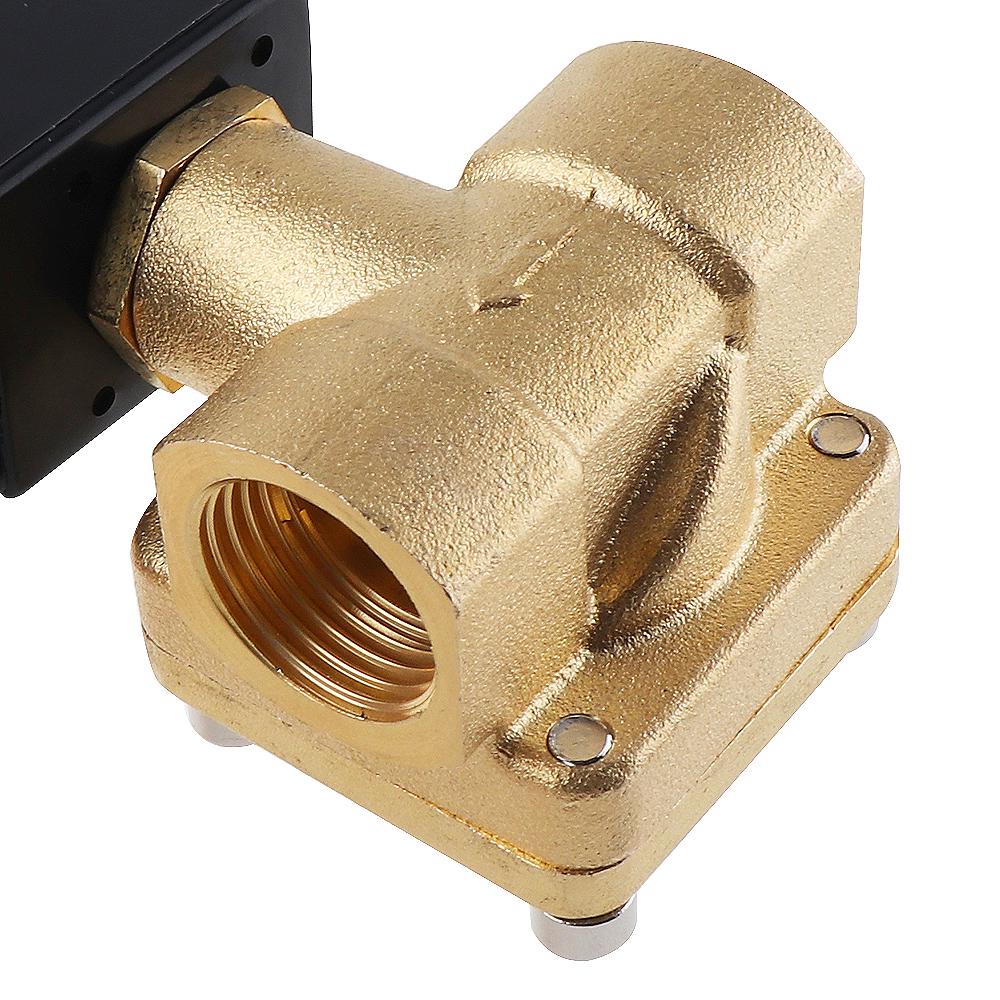 Buy 1/2'' DC 24V Brass Electric Solenoid Valve with Long Open Type and