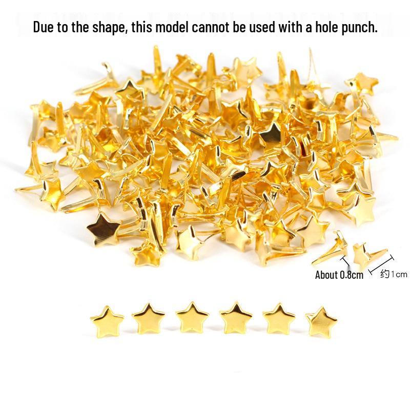 8x17mm Two-Legged Round Colored Rivets for Children's DIY Crafts