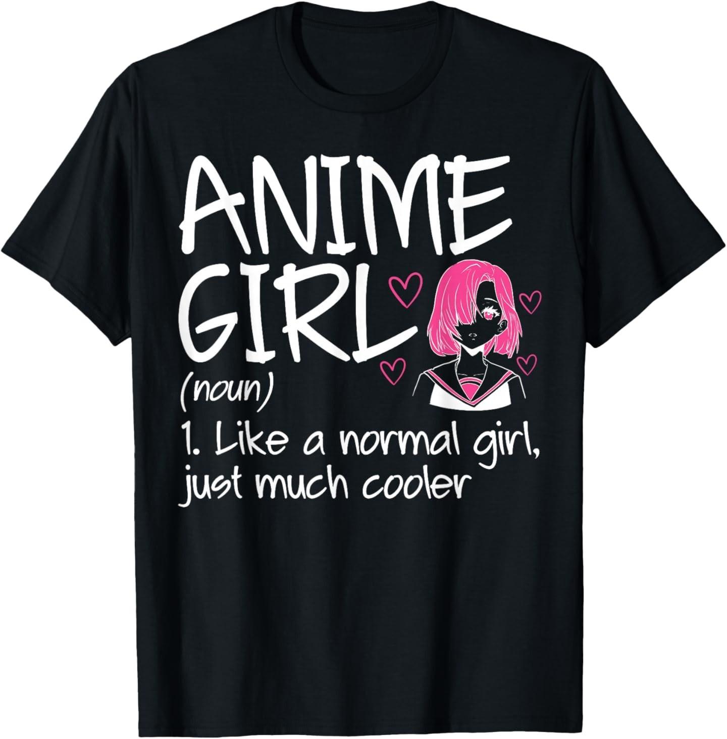 Anime Girl Definition Anime Lovers Merch T-Shirt 3XL