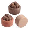 Eco-Friendly Wood Art Fireless Aromatherapy Round Wooden Aromatherapy  Home Decoration