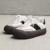Ugly cute fluffy shoes original autumn new student platform casual retro moral training board shoes