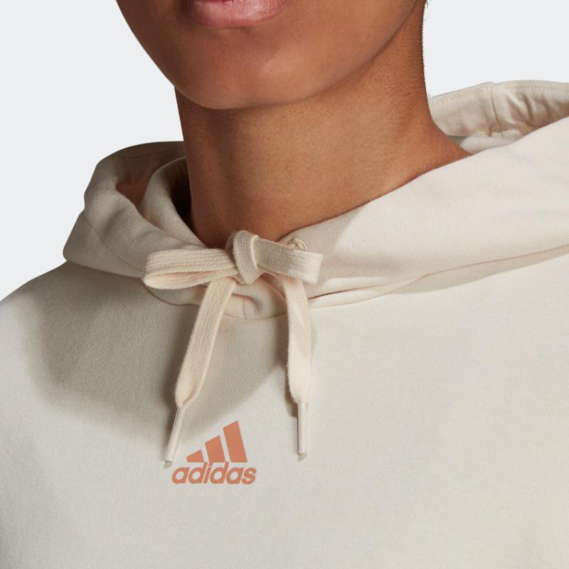 Adidas Essentials 3-Stripes Sweatshirt Hoodie Women Tops White H10238