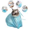 1Pc Cat Bathing Grooming Bag - Adjustable Breathable, Ideal for Nails Trimming & Medicine Taking