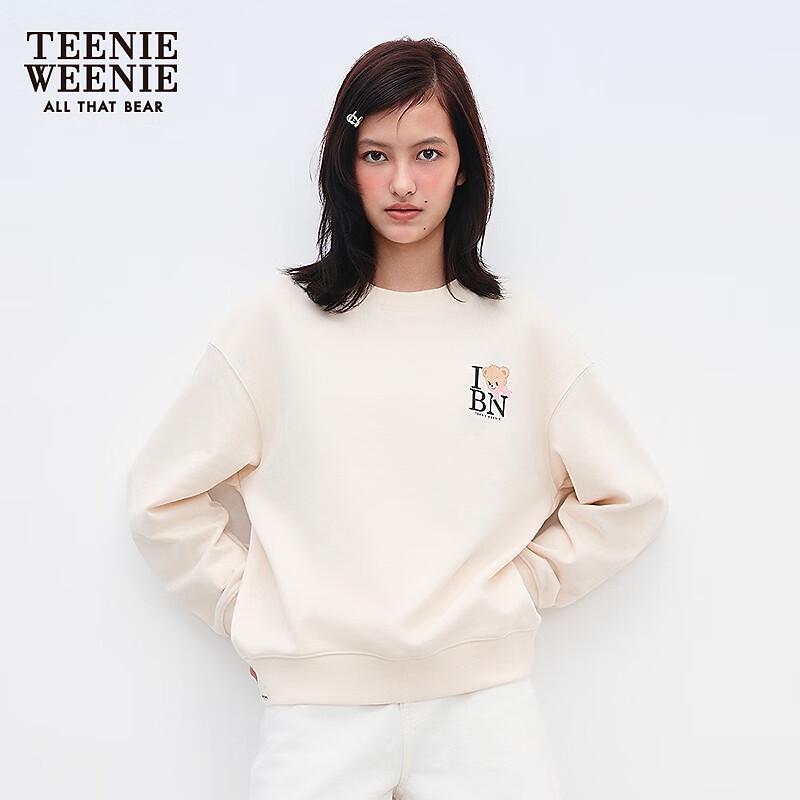 Teenie Weenie Bearnova Women's College Style Round Neck Sweatshirt