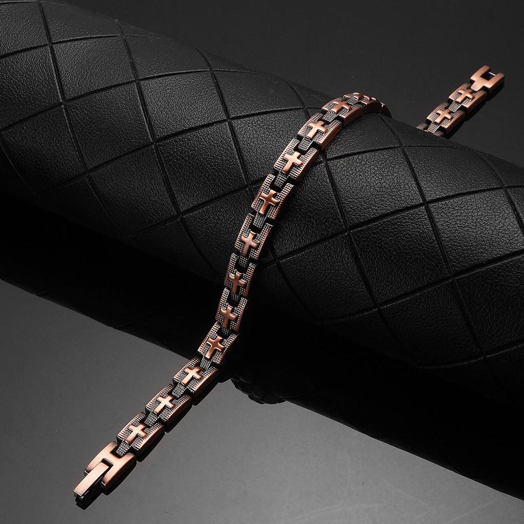 Magnetisches Armband aus reinem Kupfer für Damen, Armband, Schmuck, Magnet, Gesundheit, Energie, Therapie-Armband