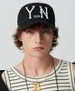 BEYOND CLOSET [Collection Line] Hand-Printed Washed Cotton Military Cap Black