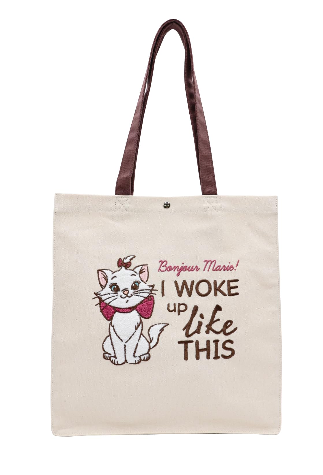 

Canvas Tote Ivory x Brown [Disney] Women s DAC-TTB01