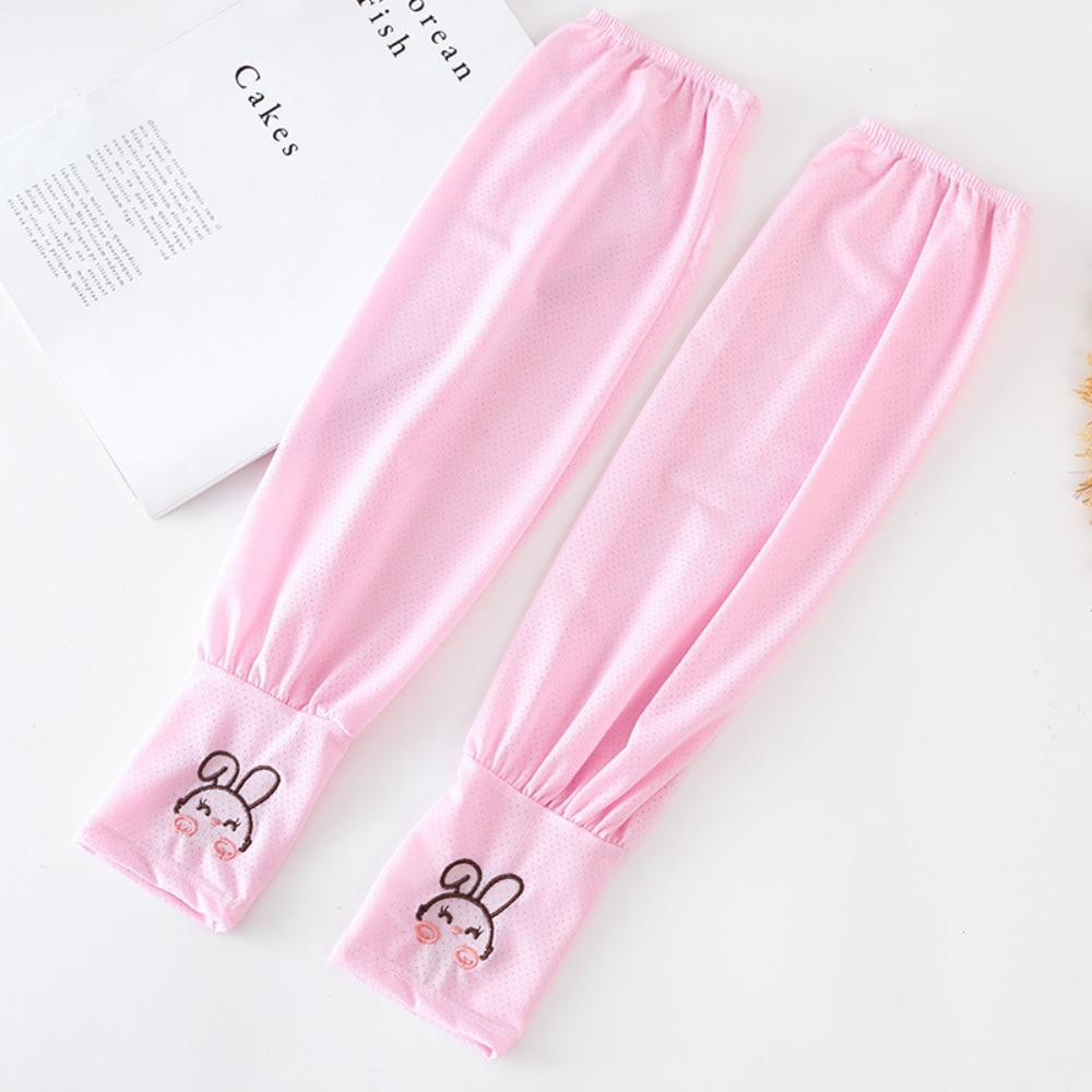 Breathable Ice Silk Sun Protection Sleeves Ice Silk Material Loose Fit Sun Protection Arm Covers UV Protection Cooling