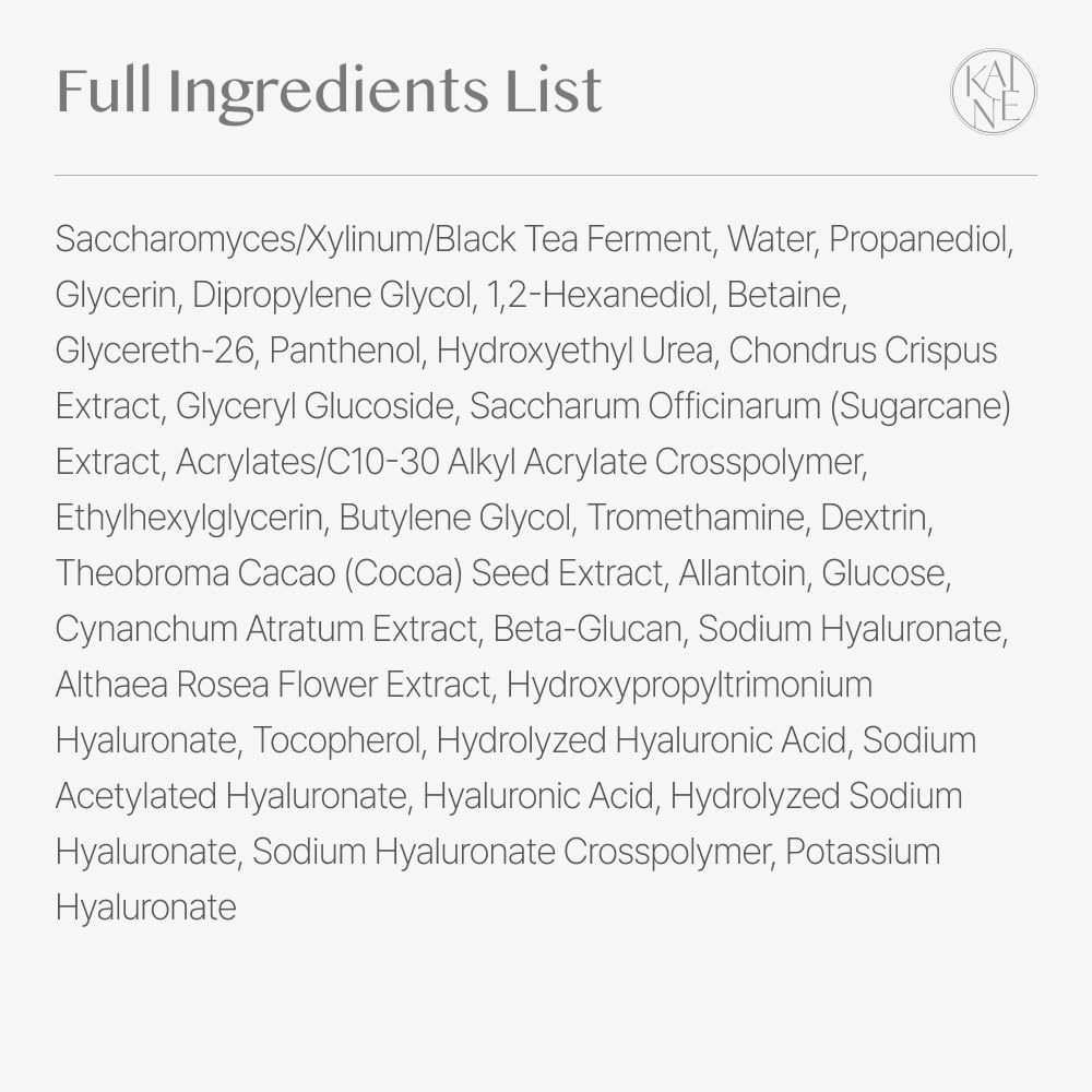 Kaine Kombu Balancing Ampoule Toner Moisturizing Toner with Fermented Hyaluronic and Korean 150ml Fl 60% Kombucha, Acid, Panthenol, Skincare, (5.07