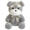 Tino Plush Animal Pen Fluffy and Cute with Carabiner and Attaches To Bag [Stream] Pouch/Pencil Case, Schnauzer, (TY-042-E)