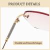 Blue Ray Blocking Anti-Blue Light Reading Glasses Eye Protection Vintage Hyperopia Glasses Glitter Frame Luxury Diamond