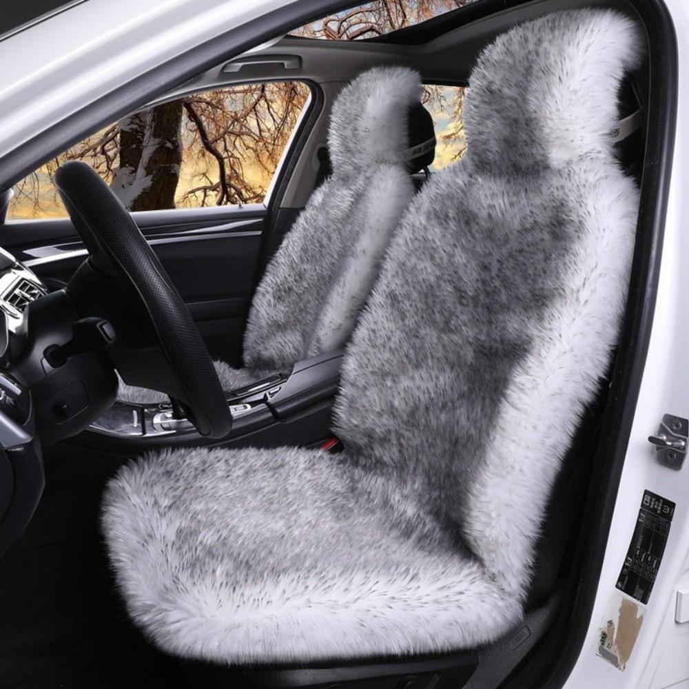 Fluffy Car Seat Cushion Warm Seats Protector New Plush Car Seat Covers Car Front Seat