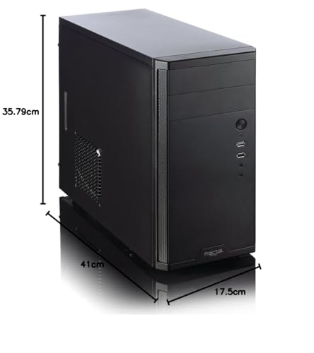 Fractal Design Core 1100 Microtower PC Case CS4792 FD-CA-CORE-1100-BL Black
